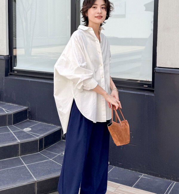 NOLLEY'S「【MAQWEL/マクウェル】オックスシャツ」|シャツ・ブラウス|