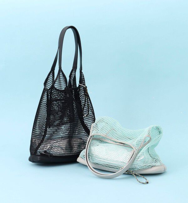 NOLLEY'S「メッシュトート（ポーチ・チャーム付）」|ショルダー・メッセンジャー|