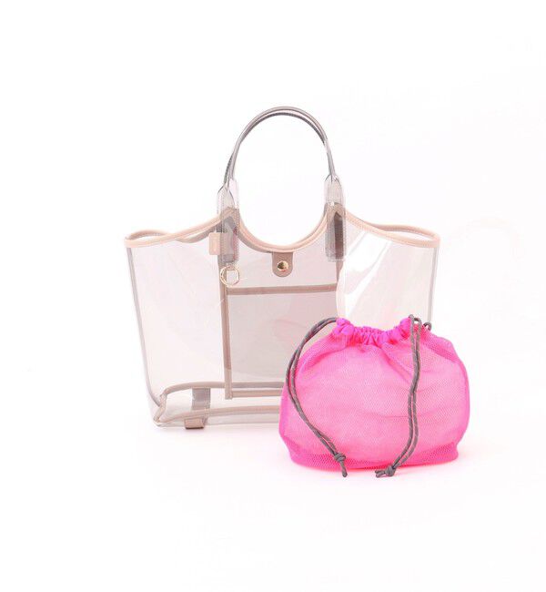 NOLLEY'S「PVCトート＆メッシュ巾着バッグ」|トートバッグ|