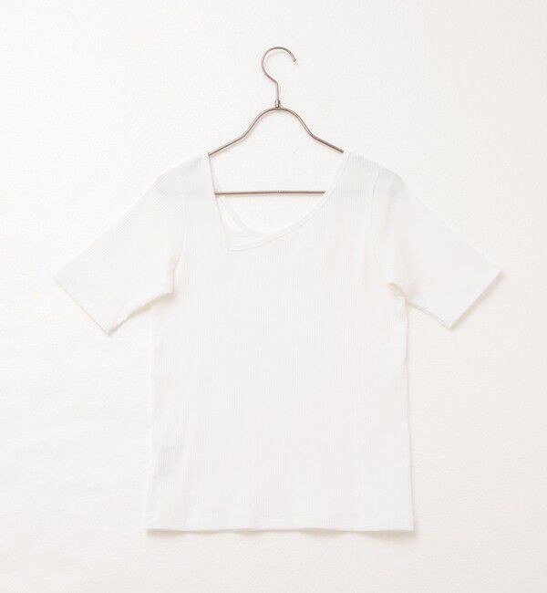 Rie Miller「ランダムテレコ2WAYプルオーバー」|Tシャツ・カットソー|