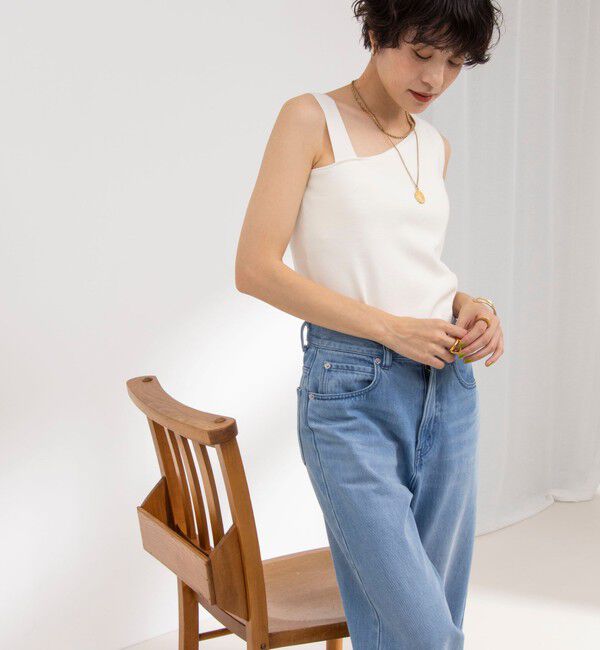 NOLLEY'S「◇【WEB限定】アシンメトリーカップ付きタンクトップ」|タンクトップ|