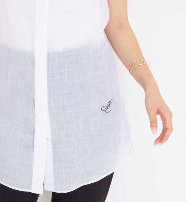 NOLLEY'S「シアーラミーオーバーサイズシャツ」|シャツ・ブラウス|