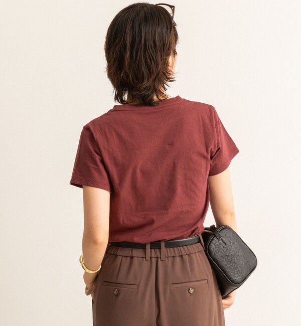 NOLLEY'S「【MAQWEL/マクウェル】MARUDOハーフスリーブTee」|Tシャツ・カットソー|