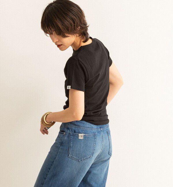 NOLLEY'S「【MAQWEL/マクウェル】MARUDOハーフスリーブTee」|Tシャツ・カットソー|