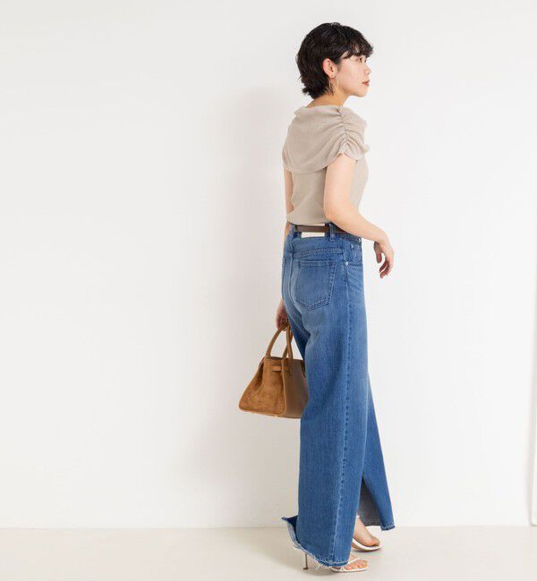 NOLLEY'S sophi「◇【WEB限定カラーあり】《手洗い可能》シアーオフショルプルオーバーニット」|ニット・セーター|