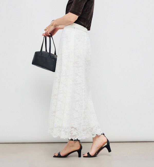 NOLLEY'S「ウォッシャブルレースマーメイドスカート」|スカート|