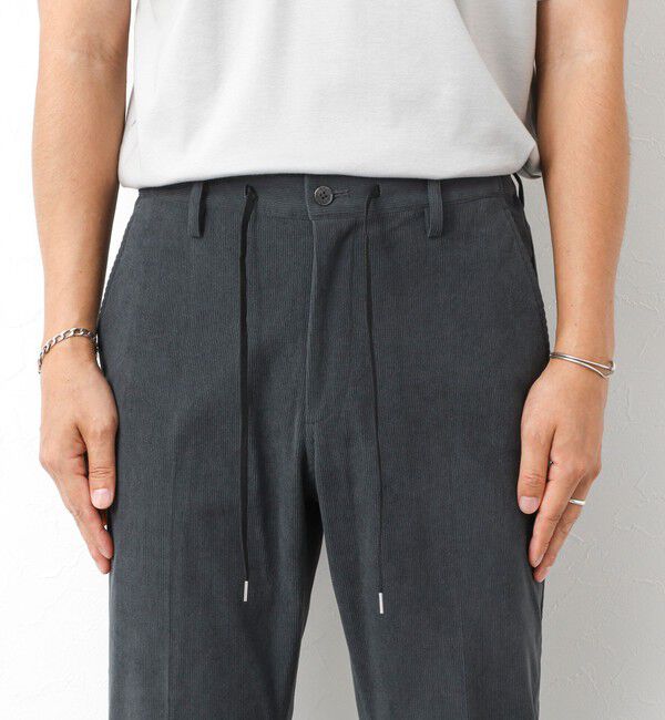 NOLLEY'S goodman「《ビジカジ/セットアップ対応》トリコットコーデュロイ ストレッチ イージーPT 25AW」|チノ|