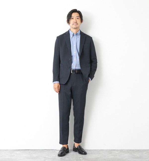 NOLLEY'S goodman「《ビジカジ/セットアップ対応》【尾州】先染めハニカムイージーPT 25AW」|チノ|