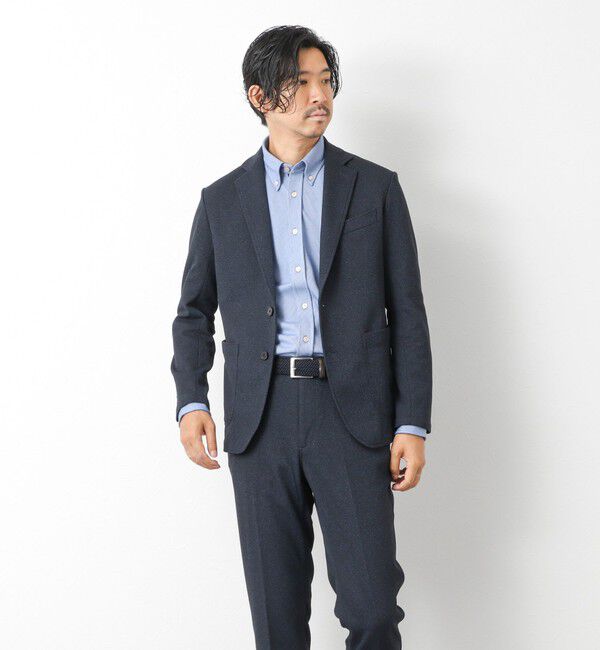 NOLLEY'S goodman「《ビジカジ/セットアップ対応》【尾州】先染めハニカムイージーJK 25AW」|テーラードジャケット|