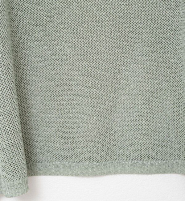 NOLLEY'S「《手洗い可能》ドライメッシュショートプルオーバーニット」|ニット・セーター|