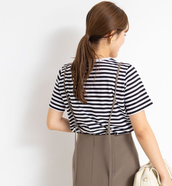 NOLLEY'S sophi「シルケット天竺フロッキーロゴTシャツ」|Tシャツ・カットソー|