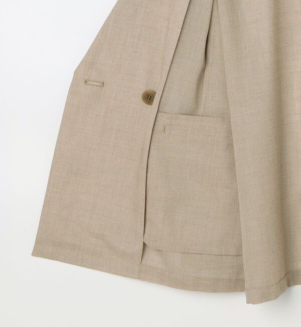 NOLLEY'S sophi「ウォッシャブルボイルシアーダブルジャケット」|テーラードジャケット|