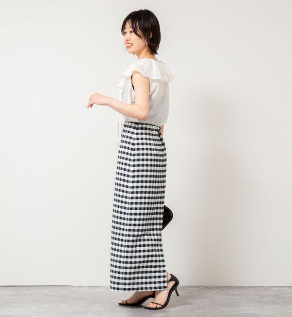 NOLLEY'S sophi「シアーラッフルノースリーブブラウス」|シャツ・ブラウス|