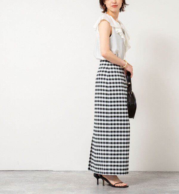 NOLLEY'S sophi「シアーラッフルノースリーブブラウス」|シャツ・ブラウス|