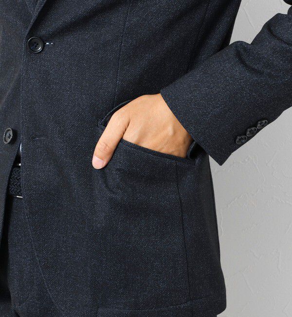 NOLLEY'S goodman「《ビジカジ/セットアップ対応》ポンチジャージJKT」|テーラードジャケット|