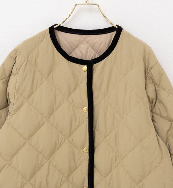 NOLLEY'S「【TAION&times;LIMONTA】別注ベロアパイピングロングダウン」|ダウン|