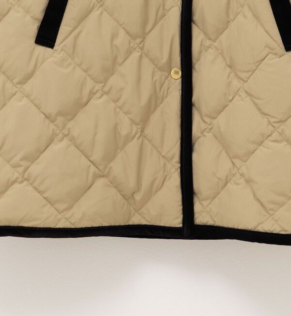 NOLLEY'S「【TAION&times;LIMONTA】別注ベロアパイピングロングダウン」|ダウン|