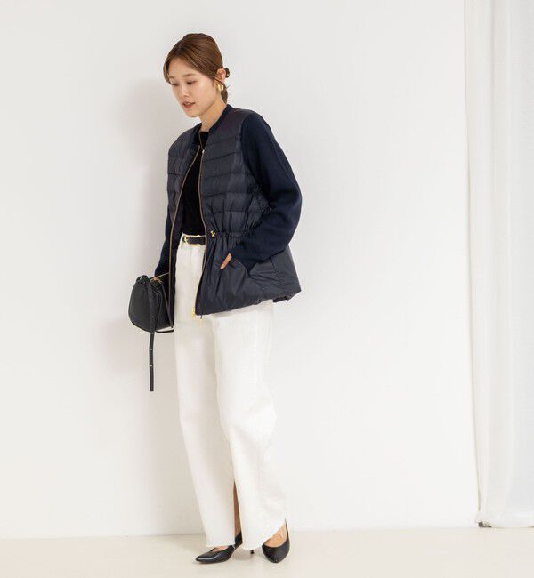 NOLLEY'S「【TAION/タイオン】別注ニットコンビダウンジャケット」|ダウン|