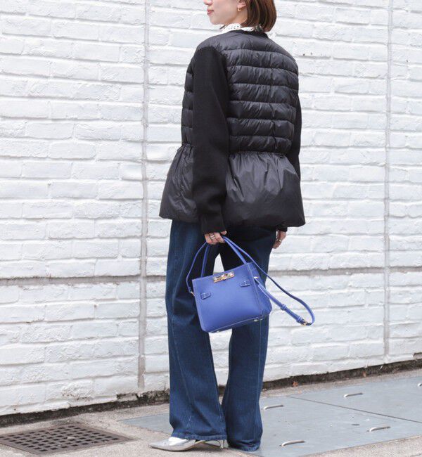 NOLLEY'S「【TAION/タイオン】別注ニットコンビダウンジャケット」|ダウン|