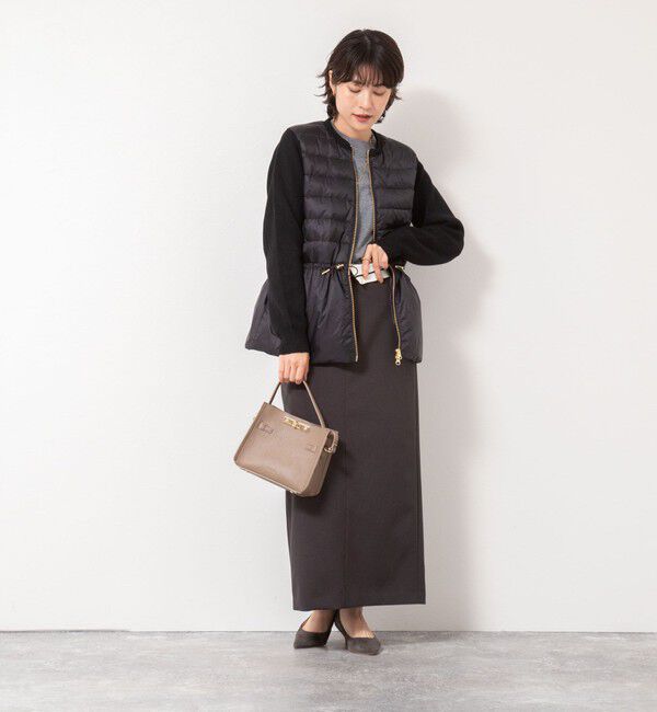 NOLLEY'S「【TAION/タイオン】別注ニットコンビダウンジャケット」|ダウン|