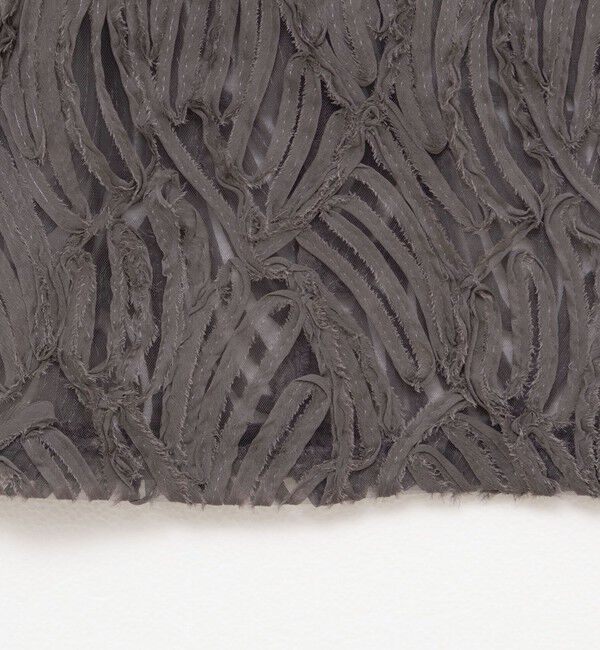 Rie Miller「《セットアップ対応》チュール刺繍タイトスカート」|タイト|