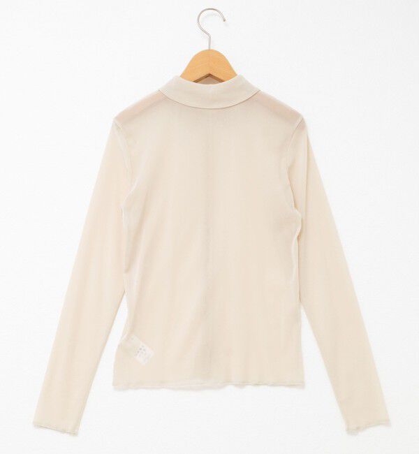 NOLLEY'S「チュール衿付きカットカーディガン」|カーディガン|