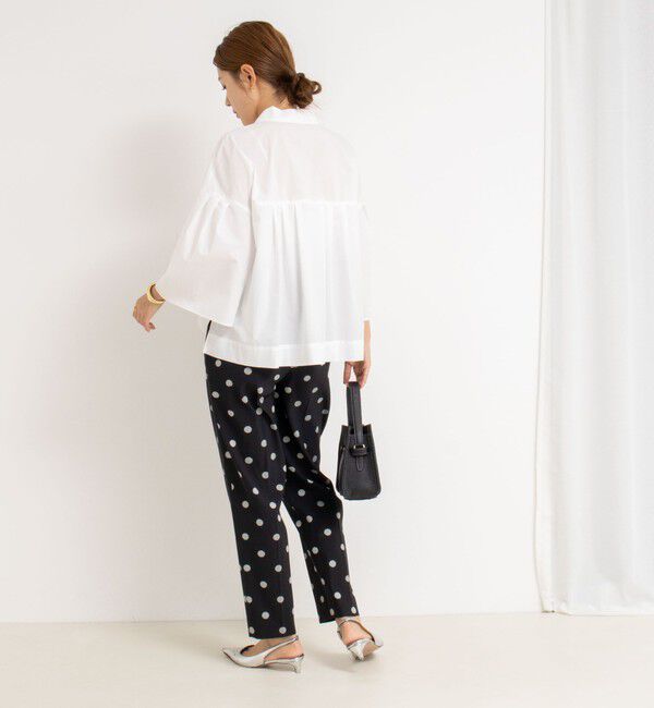 NOLLEY'S「《セットアップ対応》袖フレアボリュームシャツ」|シャツ・ブラウス|