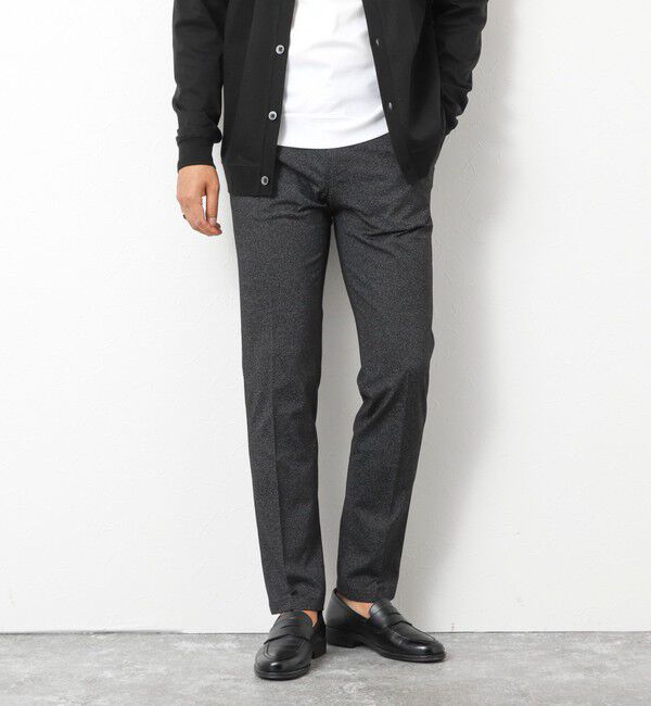 NOLLEY'S goodman「《ビジカジ対応》ハイゲージ 撚り杢 ツイルスリムフィット 25AW」|チノ|