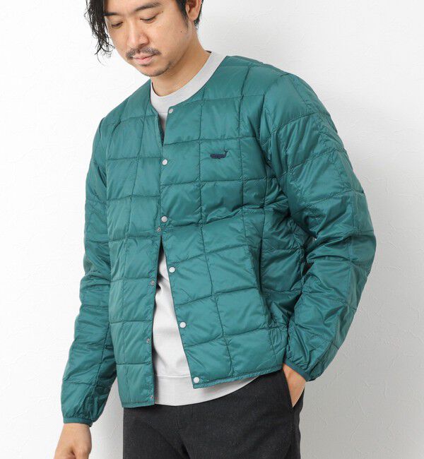 NOLLEY'S goodman「【TAION/タイオン】別注クジラ刺繍CREW NECK BUTTON DOWN JACKET」|ダウン|
