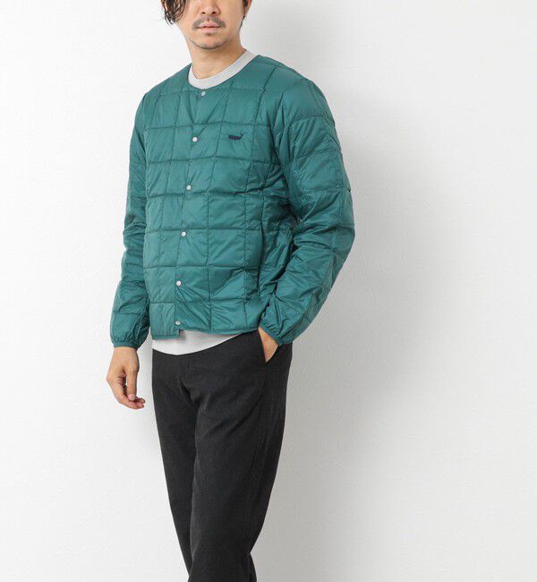 NOLLEY'S goodman「【TAION/タイオン】別注クジラ刺繍CREW NECK BUTTON DOWN JACKET」|ダウン|