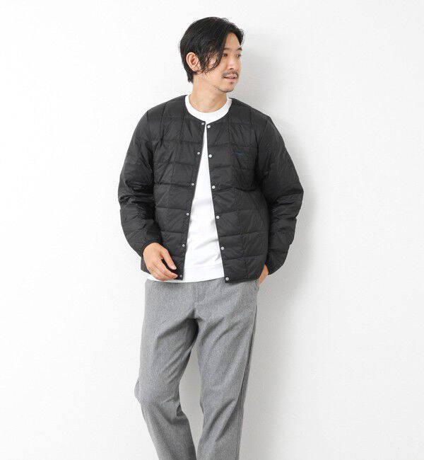 NOLLEY'S goodman「【TAION/タイオン】別注クジラ刺繍CREW NECK BUTTON DOWN JACKET」|ダウン|