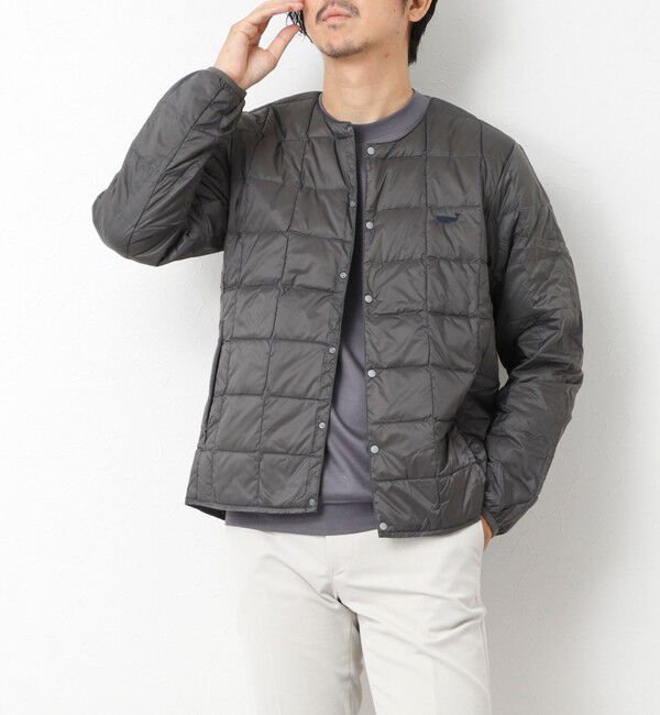 NOLLEY'S goodman「【TAION/タイオン】別注クジラ刺繍CREW NECK BUTTON DOWN JACKET」|ダウン|