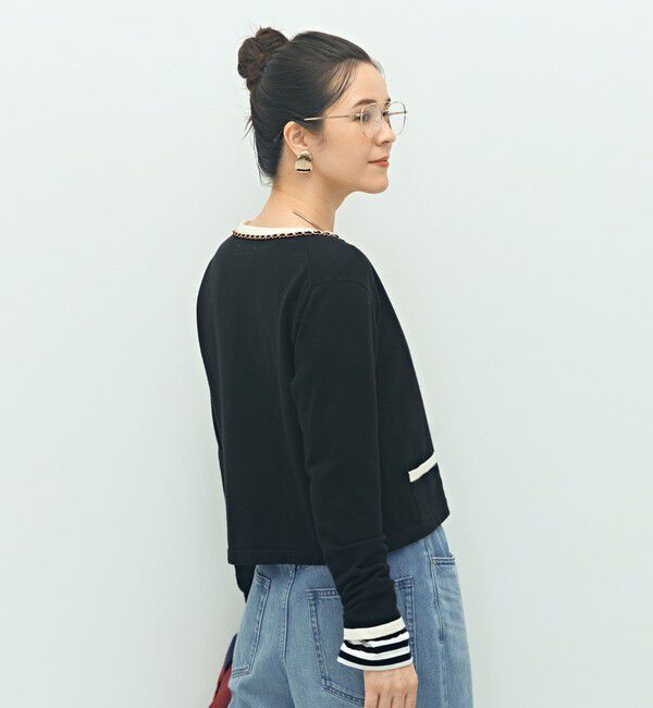 NOLLEY'S「チェーンブレードVネックカーディガン」|カーディガン|