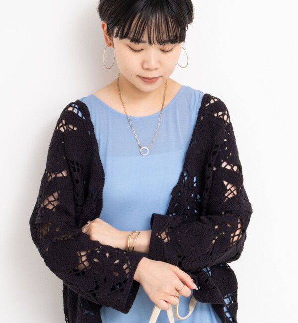 Rie Miller「顔料染マキシ丈ワンピース」|ワンピース|