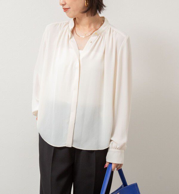 NOLLEY'S「ジョーゼットボウタイブラウス」|シャツ・ブラウス|キナリ