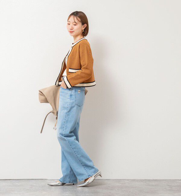 NOLLEY'S「配色ニットジャケット」|カーディガン|