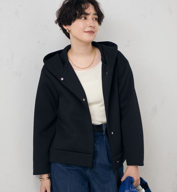 NOLLEY'S「《セットアップ対応》ウォッシャブルエアボールフードブルゾン」|ブルゾン・スタジャン|