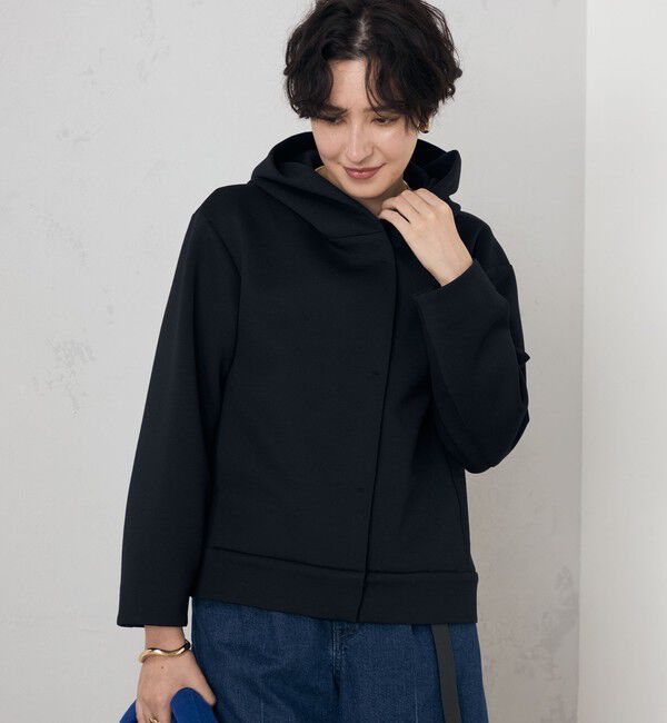 NOLLEY'S「《セットアップ対応》ウォッシャブルエアボールフードブルゾン」|ブルゾン・スタジャン|