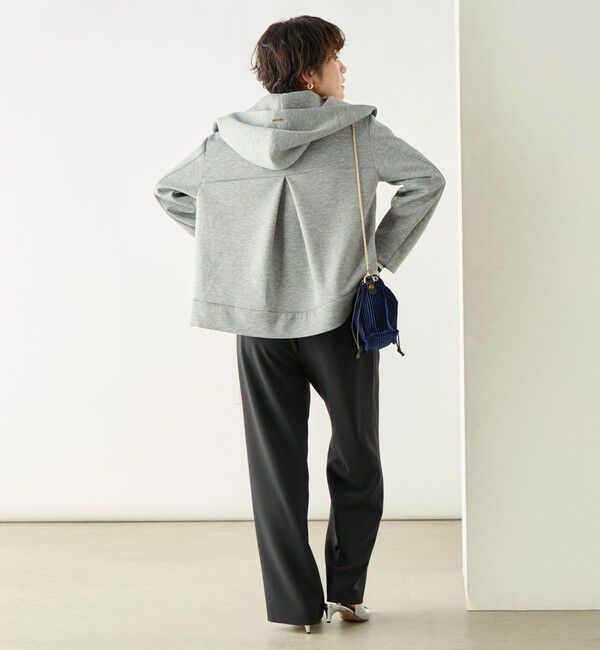 NOLLEY'S「《セットアップ対応》ウォッシャブルエアボールフードブルゾン」|ブルゾン・スタジャン|