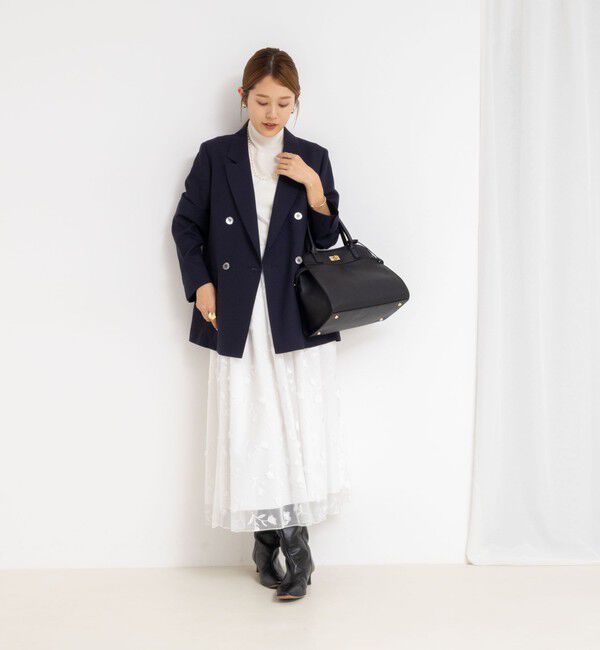 NOLLEY'S「ウォッシャブルダブルジャケット」|テーラードジャケット|