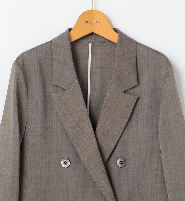 NOLLEY'S「ウォッシャブルダブルジャケット」|テーラードジャケット|