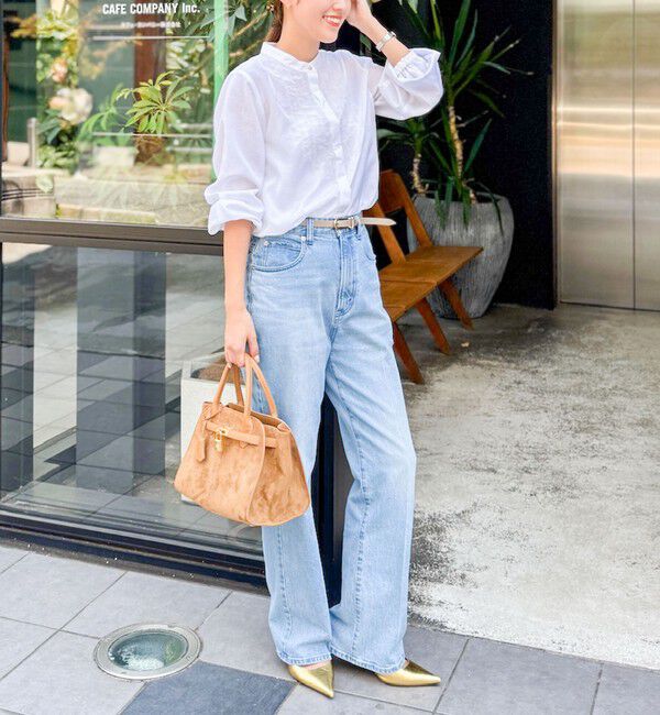 NOLLEY'S「ウォッシャブル前チュールフリルブラウス」|シャツ・ブラウス|