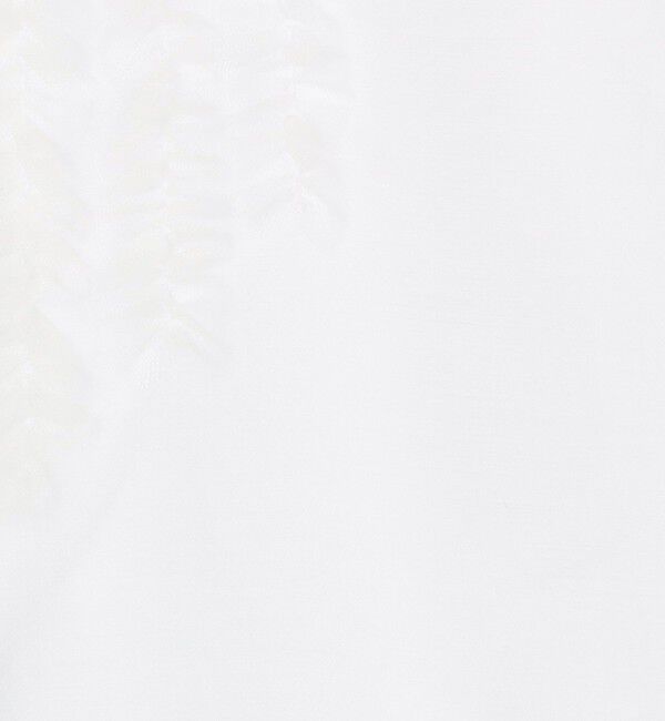 NOLLEY'S「ウォッシャブル前チュールフリルブラウス」|シャツ・ブラウス|