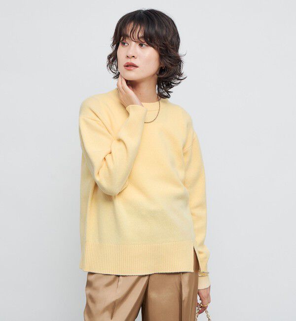 NOLLEY'S「5Gノアリスクルーネックプルオーバーニット」|ニット・セーター|