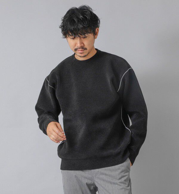 NOLLEY'S goodman「【ACTIVE SECT】《限定展開》Wフェイスモールクルーネック 25AW」|ニット・セーター|
