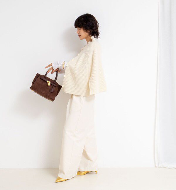 NOLLEY'S「《手洗い可能》2WAYニットポンチョ」|ニット・セーター|