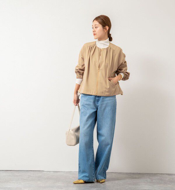 NOLLEY'S「ウォッシャブルジップアップブルゾン」|ブルゾン・スタジャン|