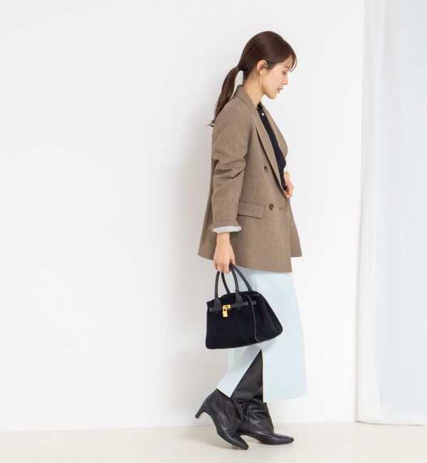 NOLLEY'S sophi「ウォッシャブルシャークダブルジャケット」|テーラードジャケット|