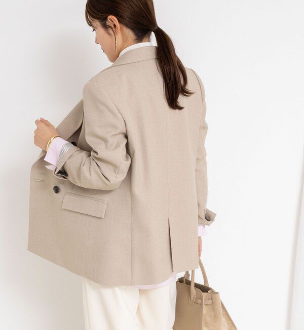 NOLLEY'S sophi「ウォッシャブルシャークダブルジャケット」|テーラードジャケット|