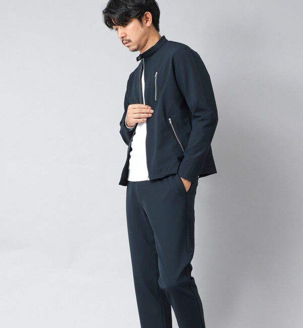 NOLLEY'S goodman「【ACTIVE SECT】《限定展開》ハイストレッチシングルライダース 25AW」|ブルゾン・スタジャン|